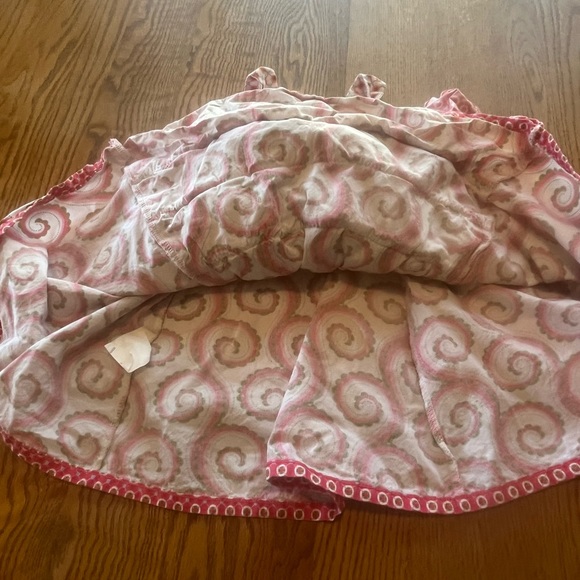 Jelly the Pug Baby Girls Pink Patty Tiered Ruffle Dress Size 12 mo - Picture 5 of 7